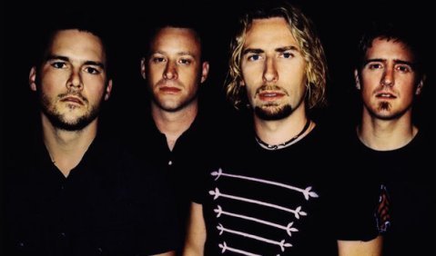 Holz statt Strom: Nickelback geben sich massenkompatibel. Foto: Promo