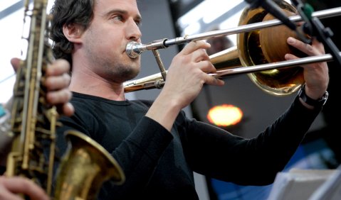 Nichts ist berechenbar: Nils Wogram und Root 70 in der BMW Welt. Foto: Ssirus W. Pakzad