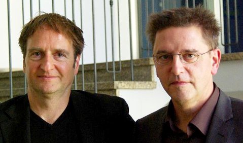 Das neue Biennale-Doppel: Daniel Ott (li.) und Manos Tsangaris. Foto: Juan Martin Koch