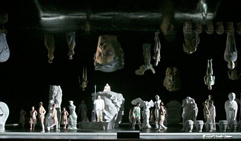 „Parsifal“ in der Inszenierung von Michael Schulz bei den Osterfestspielen Salzburg. Foto: Osterfestspiele Salzburg/Forster