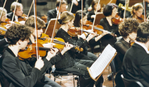 Das Rundfunksinfonieorchester Saarbruecken. Foto: SR, Gundelwein