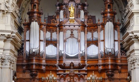 Die Sauer-Orgelim Berliner Dom. Foto: Maren Glockner