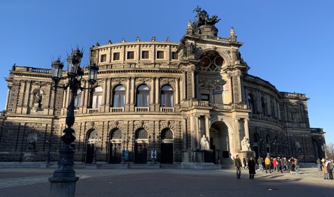 Fotoausstellung in der Semperoper