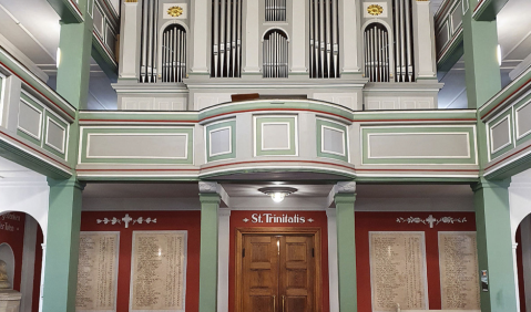 Die St. Trinitatiskirche ist das Zentrum für Gottesdienste, Gemeindeleben, Kirchenmusik und Konzerte in Ohrdruf. Foto: Bachfest Ohrdruf-Gotha