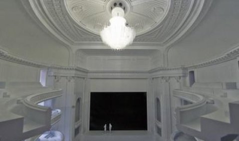 Entwurf des Staatsopernsaales durch das Büro HG Merz. Foto: ddp