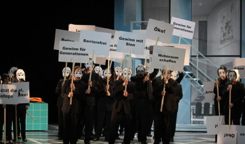 Uraufführung der Oper «Tschick» in Hagen. Foto: Theater Hagen, Klaus Lefebvre