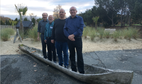 v. r. n. l. Michael Eberhardt, Joachim Arndt, Thomas Müller, Hans-Joachim Rieß. Foto: VdM, LV Hessen