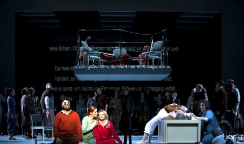 Desolates Freiheits-Finale: Rossinis „Guillaume Tell“ in Nürnberg. Foto: Ludwig Olah