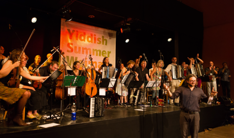 The dance band at Yiddish Summer Weimar. Foto: Felikss Livschits