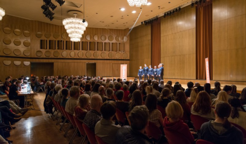 Der A CAPPELLA Wettbewerb wird im Leipziger Gewandhaus ausgetragen. Foto: Holger Schneider