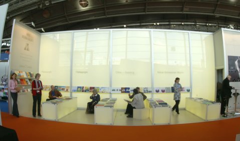 Innovativ und repräsentativ: der Messestand der Musikverlage Hug zum 200-jährigen Jubiläum. Foto: Charlotte Oswald