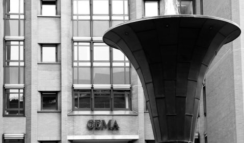 Eingangsbereich der GEMA-Hauptverwaltung in München. Foto: Martin Hufner