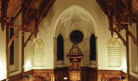 Schon Herbert von Karajan schätzte die Akustik der Église au Bois. Foto: BSI