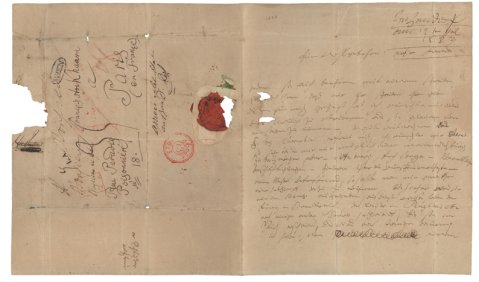 Der Clou im Wirth-Nachlass: ein originaler Beethoven-Brief. Foto: Dematon Lübeck