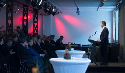 Kulturkonferenz des Bundesverbandes Musikindustrie. Keynote von Frank Briegmann. Foto: Hufner