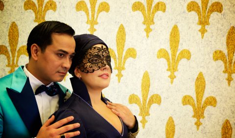 LA CENERENTOLA. Arthur Espiritu (Don Ramiro), Diana Haller (Angelina). Foto:© Christian POGO Zach