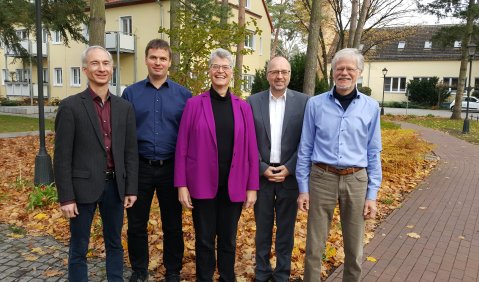 Der neue Vorstand (v. li. nach re.): Prof. Lennig, Prof. Viegelahn, LKMD Kirschbaum, LKMD Wulf, LKMD Rolf. Foto: Direktorenkonferenz