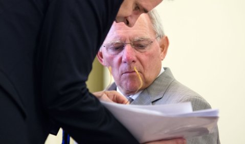 Einflüsterungen an Wolferl. Foto: Hufner