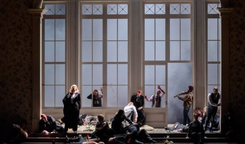 FRANCESCA DA RIMINI, Regie: Christof Loy, Streamingpremiere am 14. März 2021 Deutsche Oper Berlin, Copyright: Monika Rittershaus.