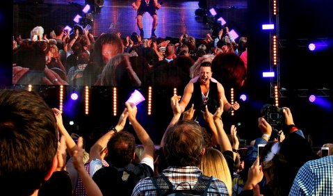 Andreas Gabalier in Füssen. Foto: Johanna Lang