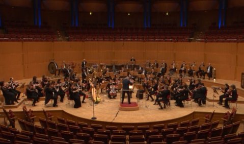 Erstes Geisterkonzert des Gürzenich-Orchesters Köln. Screenshot