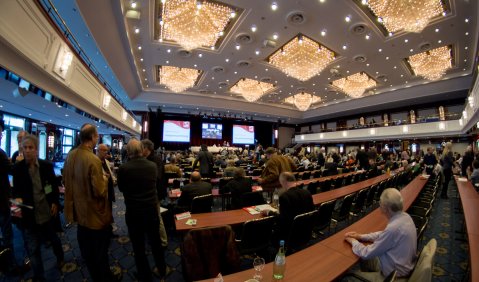 Mitgliederversammlung der GEMA 2012. Foto: Hufner