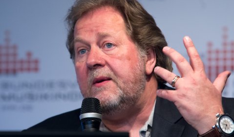Dieter Gorny zählt 1 + 1 zusammen. Foto: Hufner