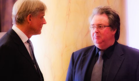 Harald Heker und Enjott Schneider. Foto: Hufner