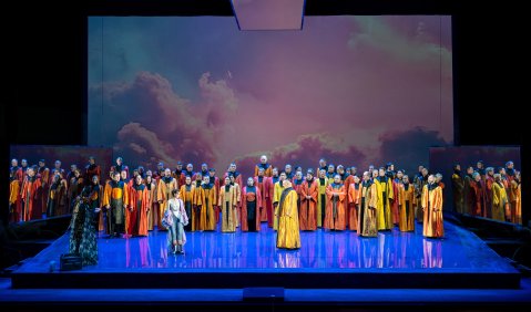 Die Zauberflöte an der Oper Leipzig. Foto: Tom Schulze.