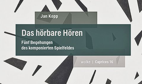 Jan Kopp: Das hörbare Hören. Fünf Begehungen des komponierten Spielfeldes (Caprices 16), Wolke Verlag, Hofheim am Taunus 2022, 78 S., € 9,50, ISBN 978-3-95593-316-6