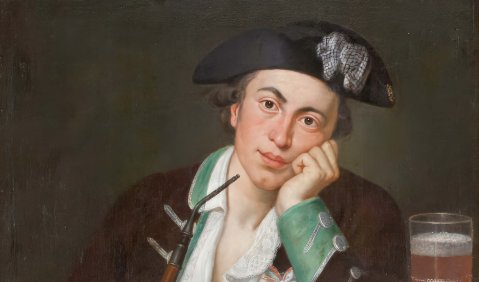 Joseph Martin Kraus als Student in Erfurt 1775. Das Porträtgemälde wird Jacob Samuel Beck zugeschrieben. Foto: gemeinfrei