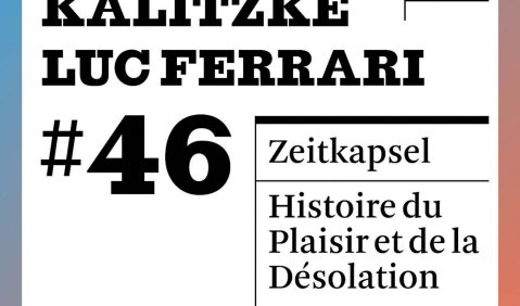 Johannes Kalitzke hat mit „Zeitkapsel“ (2022/23) / „Histoire du Plaisir et de la Désolation“ (1981) von Luc Ferrari