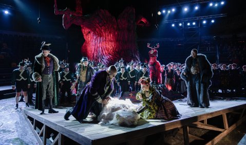 Der Freisch&uuml;tz am Staatstheater Braunschweig 2026. Ensemble. &copy; Kirsten Nijhof