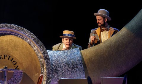 v.l.n.r.: László Varga (Gabriel Domayer) und Jakob Hoffmann (Matthias Polleder). Dirk Rückschloß - pixore photography