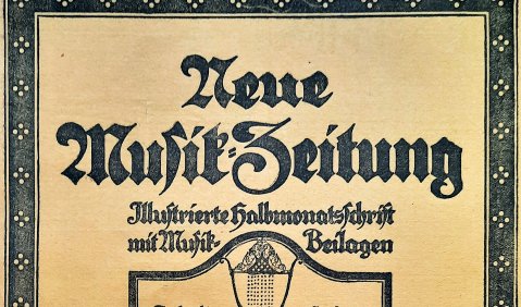 Titelblatt Neue Musik Zeitung 1923