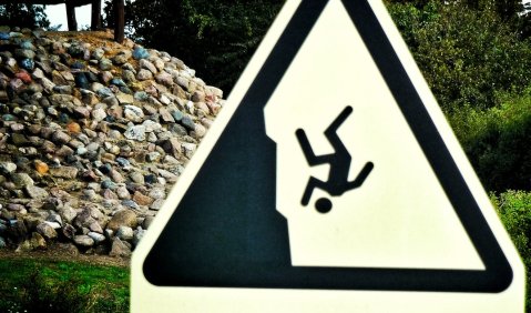 Absturzgefahr