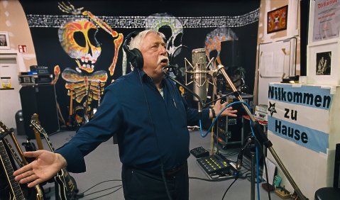 Wolf Biermann im Studio der Toten Hosen 