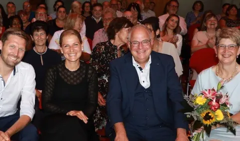 BMR vlnr: Michael und Valerie Pfaffenzeller, J&uuml;rgen und Monica Schwarz