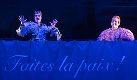 George Kounoupias (Marinoni), Peter Tilch (Prinz). Foto: Peter Litvai