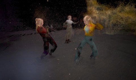 From Dust – Szenenbild aus der Virtual Reality. 
