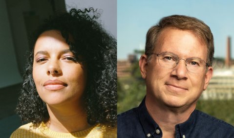 Alice Hasters und Jeffrey Goldberg