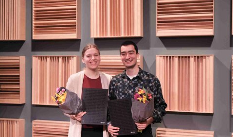 Elin Mayer und Elias Ohly. Foto: Esmeray Coskunkal
