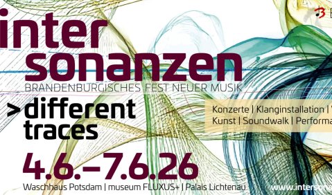 Intersonanzen. Festival-Plakat.