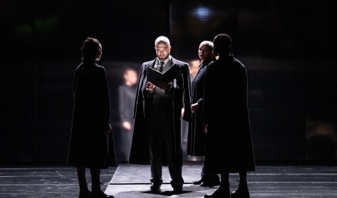 &bdquo;Picture A Day Like This&ldquo; von George Benjamin an der Oper K&ouml;ln. John Brancy, Performer*innen&nbsp;&copy; Sandra Then