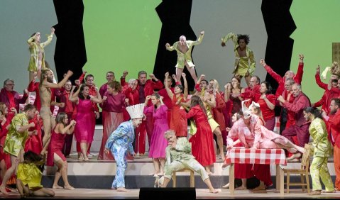 Le Grand Macabre an der Wiener Staatsoper. Foto: Michael Pöhn