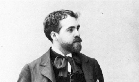Foto des 23 Jahre jungen Reynaldo Hahn. Geschossen im Sommer 1898 von Paul Nadar.