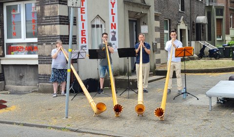 Musik ist in Duisburg-Marxloh alles andere als eine Einbahnstraße!. © Ralf-Thomas Lindner