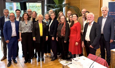 Das neue Präsidium des Deutschen Musikrates 2025. © DMR Das neue Präsidium des Deutschen Musikrates 2025. © DMR