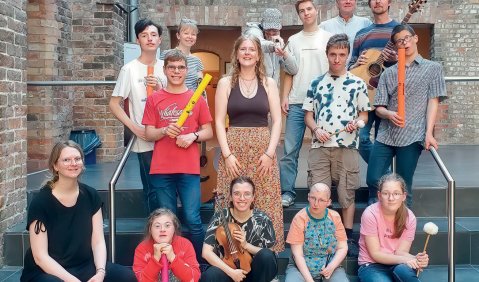 „Die Coole Meute“. Foto: Hochschule für Musik und Theater Rostock