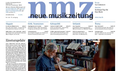 nmz 2/2026 &ndash; Titelseite